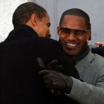 What’s Barack Obama saying to Jamie Foxx?