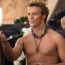 First Shirtless Finnick Image From THE HUNGER GAMES: CATCHING FIRE Emerges. Also There’s A New Trailer.